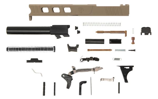 Glock® 17 Compatible Pistol Build Kit w/ FDE Elite RMR Cut Slide